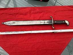 Altes Bajonett, Machete,Argentinien,von 1909,Weyersberg u. Kirschbaum Solingen