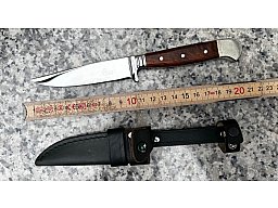 Jagdmesser Nicker + Lederscheide - Hubertus Solingen -