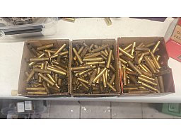 .22 Hornet, etwas über 100 Hülsen, nicht wiedergeladen, ungereinigt, nicht entzündet