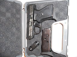 Record Modell 15-9 Schreckschusspistole 9mm P.A.K. brüniert Abschussbecher 2. Magazin