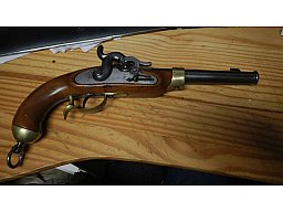 Vorderlader Perkussions Pistole Preussen Kavallerie M1850 vermutlich Danzig schöner Zustand