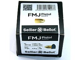 100 Stück S&B | Sellier&Bellot Geschosse #V319072 / 7,65Browning/.32Auto - .309/7,85- 73grs FMJ