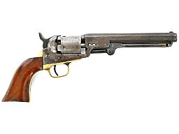 Perkussionsrevolver Colt Modell 1849, Kaliber .31, Sammlerwaffe im Originalzustand, 1854