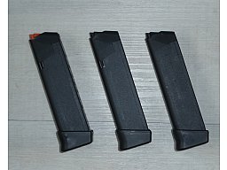 3 original Magazine Glock 17 Gen3 und Gen5 19-Schuss unbenutzt neuwertig