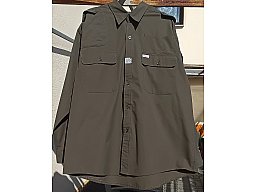 Jagd Hemd oliv Gr. XL (XXL)