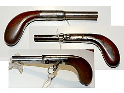 seltene Seitenhammerpistole, Le Page Paris
