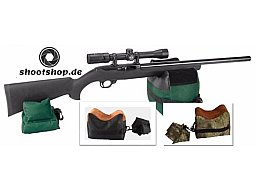 Gewehrauflage 2-teilig / Schießauflage Gewehrauflage Schießkissen Waffenauflage Einschießhilfe Bock