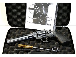 ALFA PROJ .357 Mag. 6'' Sportrevolver | 6 Schuss verstellbare Visierung Gummigriff Schwarz brüniert