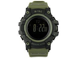 M-Tac® Taktische Uhr Adventure Schwarz/Oliv - ideal für den Alltag