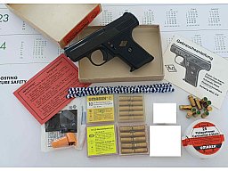 Rarität ! Perfecta-Aut. Mod. G5 Kal.8mm “erste PTB 12“von 1974 neu mit viel Zubehör