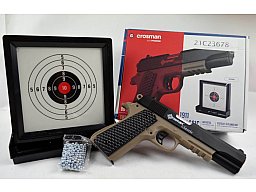 Einsteigerset "Crosman 1911 Target Kit" mit Starterpaket