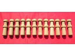 Pulverflaschen Bandoliere 12 Apostel SHOWDUMMY TOP ZUSTAND NEU