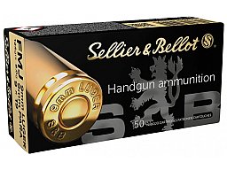 Sellier & Bellot 9 mm Luger Vollmantel 8,0g/124grs. 1000 Patronen