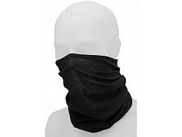 Multifunktionstuch (Schlauchschal / Balaclava) für Mund, Gesicht, Hals -Einheitsgröße - Schwarz