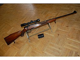 Rep. Büchse Steyr Mannlicher Kal 5,6x57 + ZF Zeiss 4x32 Abs. 4 auf Steyr Schwenkmontage TOP Zustand