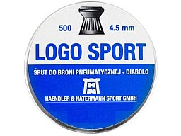 Flachkopf Diabolo H&N Logo Sport Diabolo Blei 4,5 mm 500 St. / Dose 0,47 Gramm (7,25 Grain)