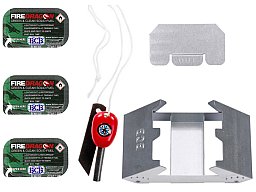 Fire Dragon Klappkocher-Set inkl. wetterfestem Brennstoff & Feuerstein