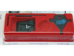 LPA KIMME Fibre-Optik 3-Dot GRÜN verstellbar für WALTHER Q5 SF O.R. Optic Ready CUT Steel Frame 9mm