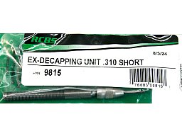 RCBS 9815 Decapping UNIT .310 Short Ersatzteil Kalibriermatrize Zündhütchen Ausstoßerstange Ex