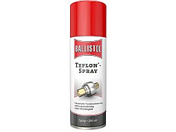 Ballistol Teflon Spray #25600 | 200ml > sauber Trockenschmierung für Lager, Rollen, Bahnen, Schienen