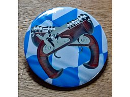 Böller - Button Bayern 58mm Durchmesser