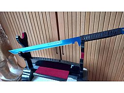 Ninja Schwert Technicolor Blau Scharf