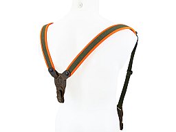 NORDFOREST HUNTING Rucksackgewehrriemen Neopren + Leder > FIX-LOCK-Verschluss | hoher Tragekomfort