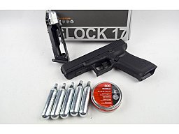 Glock 17 Gen5 * mit 21 Schuß Magazin Diabolos * BlowBack mit Starterpaket