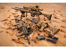 HECKLER & KOCH MR 308 A3 - SPECIAL EDITION - HK G28 PATROUILLE DESIGN & TECHNIK - RAL 8000 - HK 417