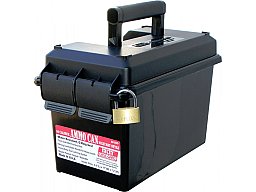 NEU Cal. 50 MTM AC50 Military Ammo Box 30cm Munitionskiste SCHWARZ AC50C40 Transportbox abschließbar