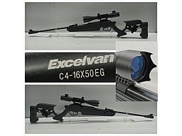LUFTGEWEHR Spar-SET __ Kal.4,5mm __ LG + Zielfernrohr 4-16x50 __ NEUwertig __ Home Defense