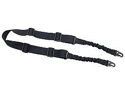 TACTICAL Trageriemen Riemen mit 2-Punkt Bungee schwarz
