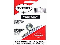LEE 6,5x55 SE Case Length Gauge Präzises Hilfsmittel zum Trimmen Kürzen von 6.5 x 55 Hülsen 90126