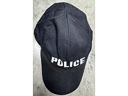 Police Baseball Cap – Schwarz – „POLICE“ – gebraucht