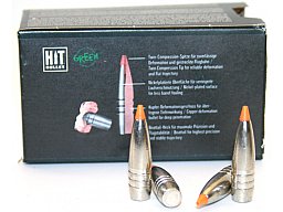 50 Stück NEUE RWS Geschosse HIT BLEIFREI ähnl. BARNES TTSX 8mm S .323 10,4g 160gr Deformation GREEN