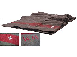 Schweizer Wolldecke ORIGINAL 100% Wolle 200 x 140 cm