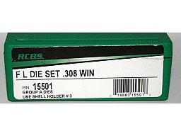 RCBS Matrizensatz Full Length Rifle 2-Die-Set Group A #15501 .308 Winchester 308 Win 7,62x51mm NEU