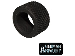 Gewindeschoner Gewindeschutz Rädelmutter 5/8x24 AR10 Schalldämpfergewinde Laufmutter Rädelschraube