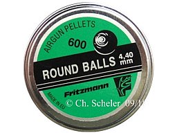 3000 Rundkugeln/ Punktkugeln für Haenel u.a. Luftgewehre 4,4 mm NEU !!!