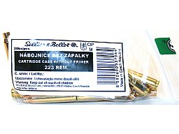 20 Stück S&B Sellier&Bellot NEU Wiederladehülsen S+B .223 Rem. 223 Remington Messing Boxer #V337062