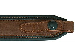 Gewehrriemen ELCHLEDER 50mm breit | rutschfest Länge 105cm, Schnellverschluss > BLITZ-RIEMENKNOPF!
