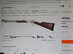 Walther Lever Action ___ Steel Finish ___ Unterhebel Luftgewehr ___ Neupreis ::: 499,- EUR