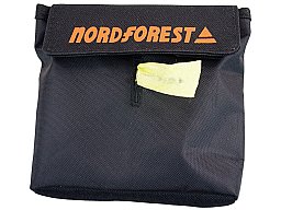 1 x Spendetasche für Rolle FORST-MARKIERUNGSBAND aus Papier > mit Gürtelclip, Klettverschluss