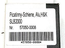 Recknagel Weaver Picatinny Schiene für HECKLER & KOCH HK H&K SLB 2000 Selbstladebüchse inkl. Schraub