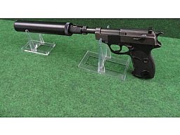 Walther P 38 Adapter/Aufsatz mit 1/2"x28 UNEF Schalldämpfergewinde Laufgewinde
