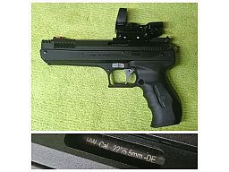 Weihrauch HW40 PCA Match ___ Kal. 5,5mm ___ Luftpistole + RedDot