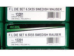 RCBS Langwaffenmatrizensatz Full Length Rifle 2-Die-Set Gr. A #13201 6,5x55 SE Swedish Mauser 6.5x55