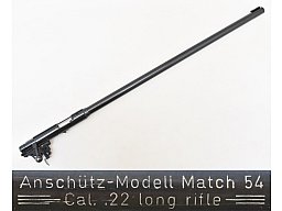 ANSCHÜTZ " Match 54 " Einzelladerbüchse ( System mit Lauf ) im Kaliber .22 LR