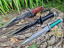 Jagdmesser Rambomesser Set -Rambo 1/2 / 3 Komplettset Signature Edition