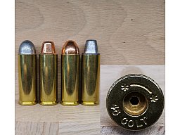 .45 COLT, Revolver, verschiedene Geschosse, Deko-Patrone